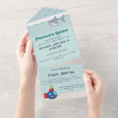 Durée du bain : Invitation tout-en-un (Déchirure)