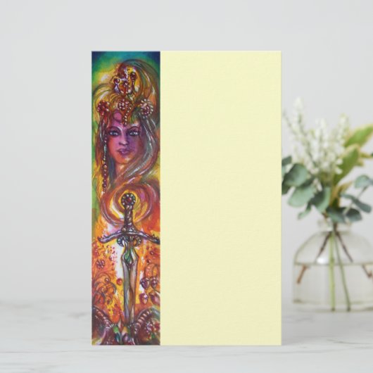 DURENDAL , ROMANTISCHE SCHAKELAAR EN ANGEL BRIEFPAPIER (Staand voorkant)