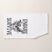 Durer et survivre le crâne avec les champignons |  (Serviette à main)