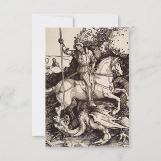 Dürer Heilige Joris en de Draak Heilige Kaart