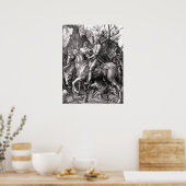 Durer Knight Death and the Devil Poster (Cuisine)