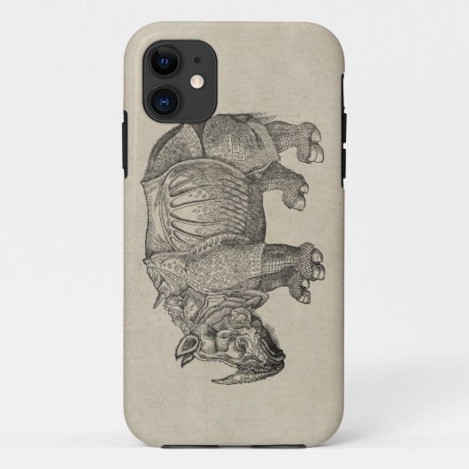 Durer Rhino Case-Mate iPhone Case (Achterkant)