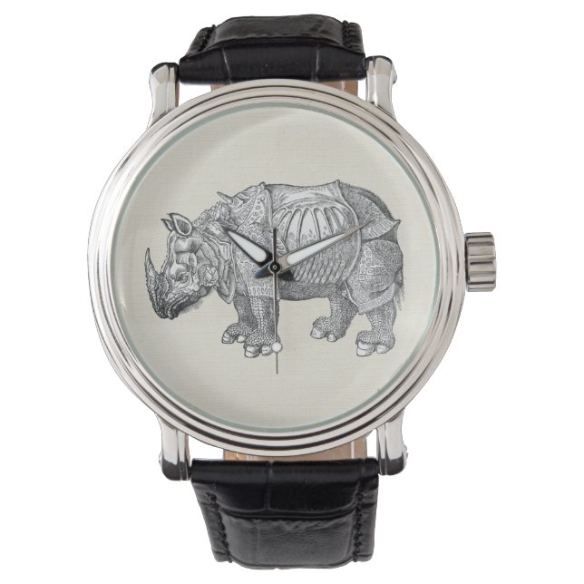 Durer Rhino Horloge (Voorkant)