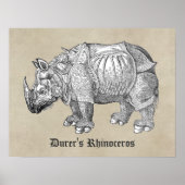 Durer Rhino Poster (Voorkant)