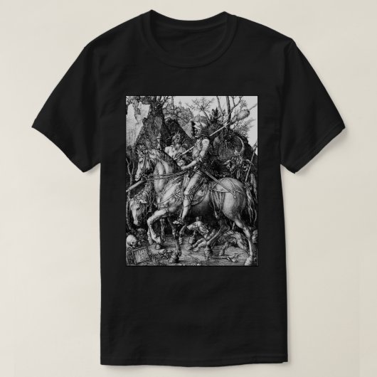 DURER The Knight Death and the Devil Albrecht Dure T-shirt (Design voorkant)