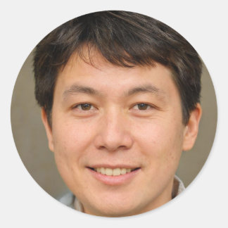 Durf geweldig te zijn ronde sticker