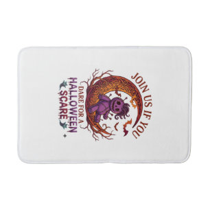 Durf Halloween Schrik Paarse Voodoo Pop Crescent M Badmat