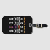 Durf jezelf te zijn Skeleton Schattige LGBT Pride  Bagagelabel (Voorkant (horizontaal))