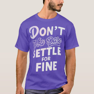 Durf niet genoegen te nemen met een fijne retro t-shirt