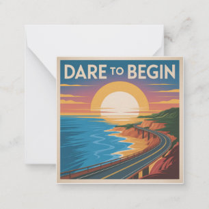 Durf om te Beginnen Notitiekaartje