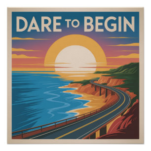Durf om te beginnen perfect poster