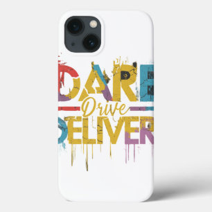 Durf, rij, lever iPhone 13 hoesje