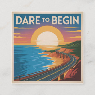 Durf te Beginnen Vierkante Visitekaartje