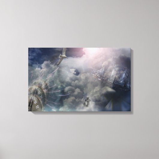 Durf te dromen gewikkeld canvas afdruk (Voorkant)
