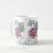 Durf te dromen van onkruid koffiemok (Voorkant links)