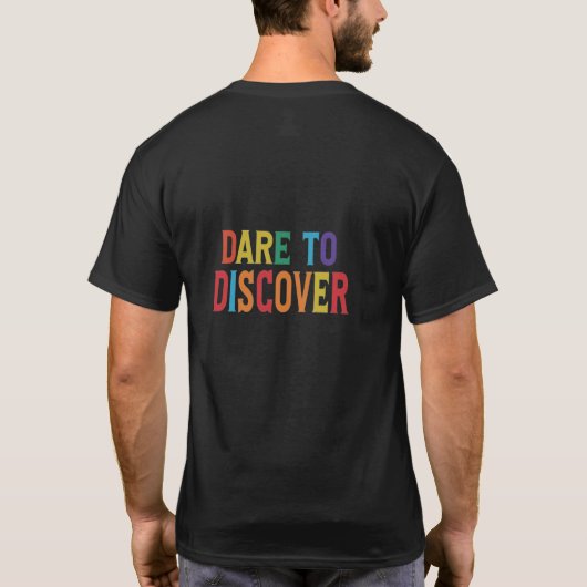 Durf te ontdekken t-shirt (Achterkant)
