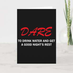 Durf water te drinken en goed te slapen  kaart