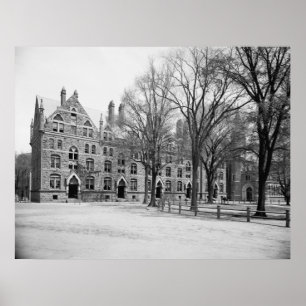 Durfee Hall en Chapel (Universiteit van Yale) Poster