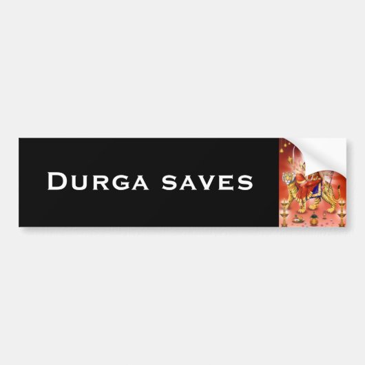 Durga Bumpersticker - Versie 1 (Voorkant)