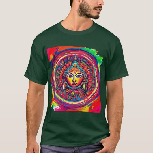 durga-chakra t-shirt (Voorkant)