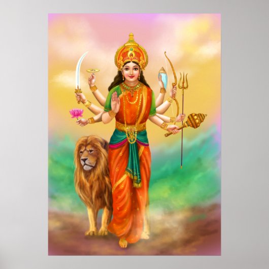 Durga goddess poster (Voorkant)