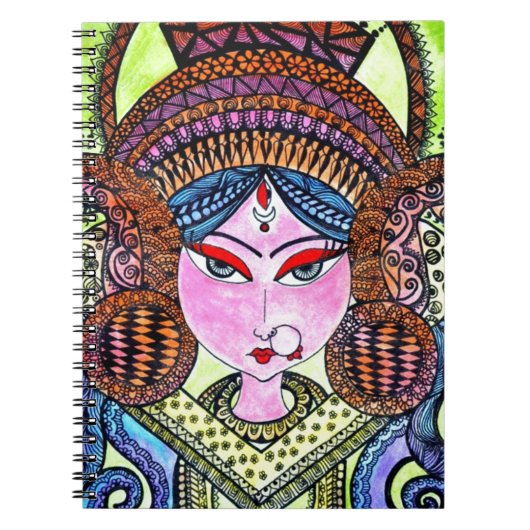 Durga Maa Notitieboek (Voorkant)