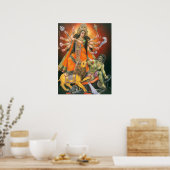 Durga Mahisasuramardini Poster (Keuken)