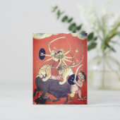 Durga - Moeder Goddess Briefkaart (Staand voorkant)