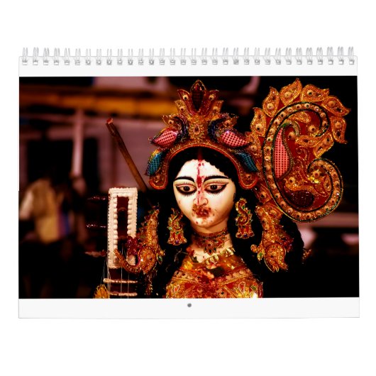 Durga Puja Agenda Kalender (Achterkant)