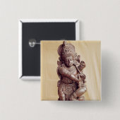 Durga uit Zuid-India Vierkante Button 5,1 Cm (Voorkant /achterkant)