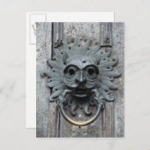Durham Cathedral Sanctuary Knocker Briefkaart (Voorkant / Achterkant)