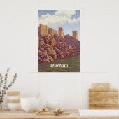 Durham England Travel Poster (Cuisine)