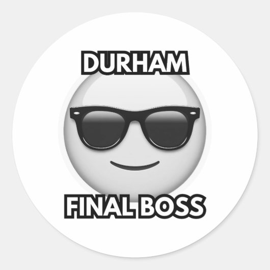 Durham Final Boss Sticker (Voorkant)
