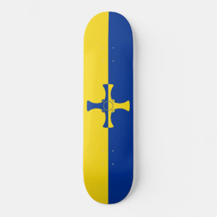 Durham Flag (County of England, Verenigd Koninkrij Skateboard