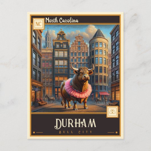 Durham, North Carolina |  Briefkaart (Voorkant)