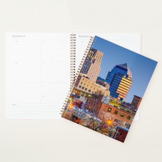 Durham North Carolina Skyline Calendar Planner (Display)