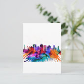 Durham Skyline Feestdagenkaart (Staand voorkant)