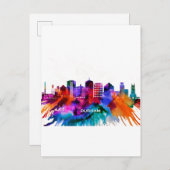 Durham Skyline Uitnodiging Briefkaart (Voorkant / Achterkant)