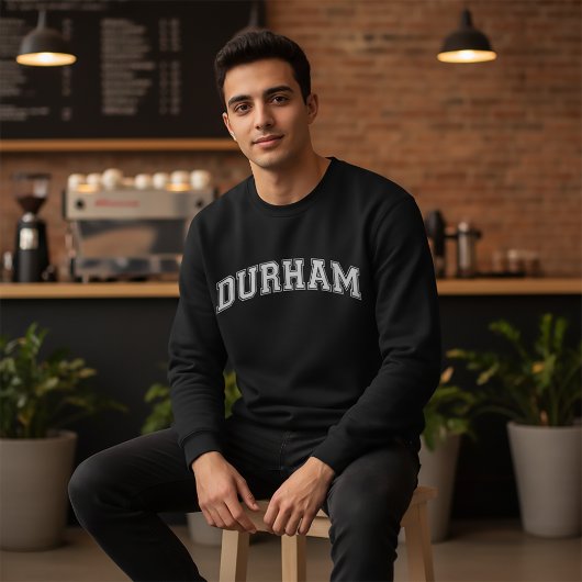 DURHAM Sweatshirt de style universitaire Amérique 