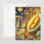 Durian Extravaganza Marina Bay Sands - Singapore Briefkaart (Voorkant / Achterkant)