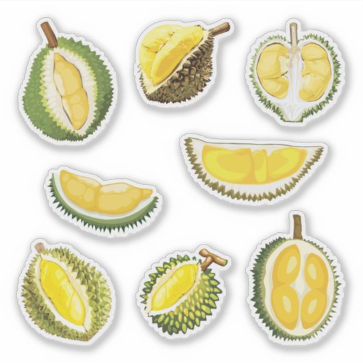 Durian Fruit Sticker (Voorkant)