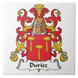 Duriez Family Crest Tegeltje