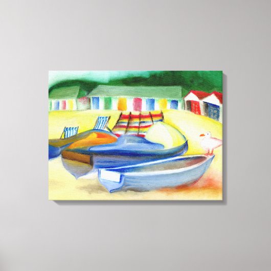 Durley Chine Seagull 2012 Canvas Afdruk (Voorkant)