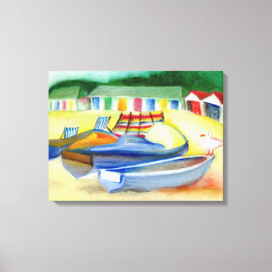 Durley Chine Seagull 2012 Canvas Afdruk