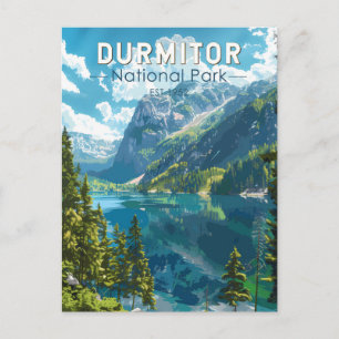 Durmitor Nationaal Park Montenegro Reiskunst Briefkaart