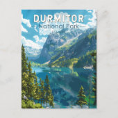 Durmitor Nationaal Park Montenegro Reiskunst Briefkaart (Voorkant)