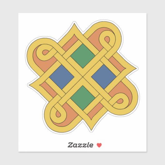 Durrow Knotwork 2016 Sticker (Vel)