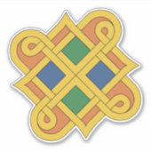 Durrow Knotwork 2016 Sticker (Voorkant)
