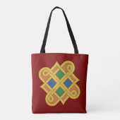 Durrow Knotwork 2016 Tote Bag (Achterkant)
