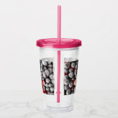 Dus Berry Lovely - Acryl Sipper Tumbler Acryl Drinkbeker (Rechts)